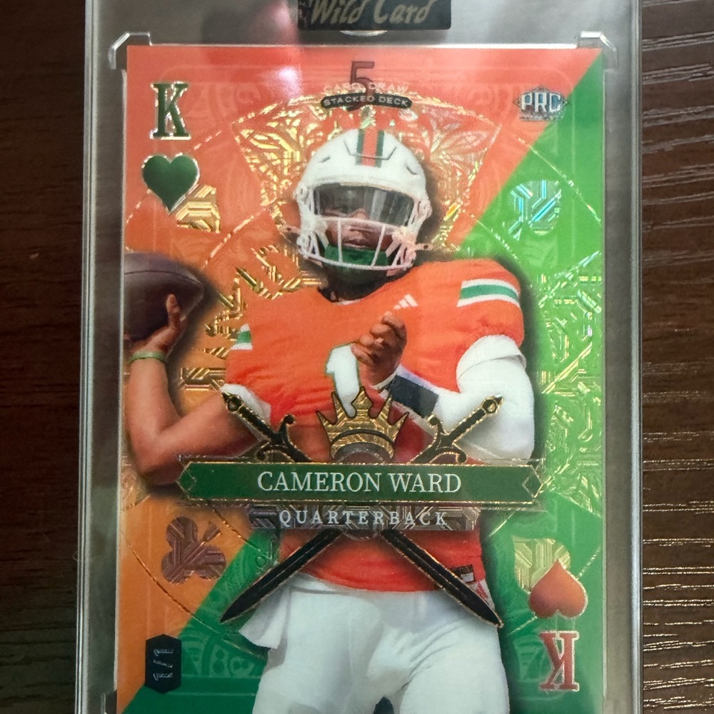 Cameron Ward Wild Card Rookie Card 1/1 color match